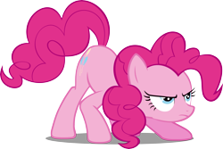 Size: 5999x4010 | Tagged: safe, artist:sairoch, pinkie pie, earth pony, pony, absurd resolution, simple background, transparent background, vector