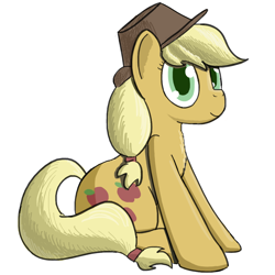 Size: 1000x1000 | Tagged: safe, artist:popprocks, applejack, earth pony, pony, solo