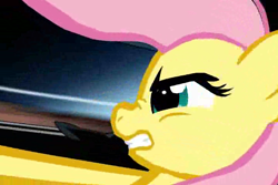 Size: 720x480 | Tagged: safe, artist:vapgames, fluttershy, pegasus, pony, animated at source, applejack truck, flash, pills, redline, wat