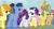 Size: 1581x857 | Tagged: safe, screencap, berry punch, berryshine, fluttershy, rarity, pegasus, pony, unicorn, youtube caption, youtube link