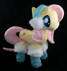 Size: 2294x2432 | Tagged: safe, artist:finnickie, fluttershy, pony, boots, earmuffs, irl, photo, plushie, solo