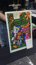 Size: 732x1300 | Tagged: safe, idw, rarity, pony, unicorn, comic, comic cover, cover, glasses, hippie, official, official comic, psychedelic