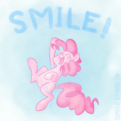 Size: 700x697 | Tagged: safe, artist:egophiliac, pinkie pie, earth pony, pony, solo