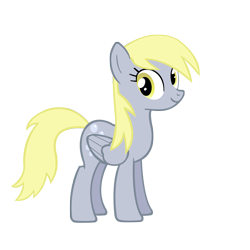 Size: 3000x3000 | Tagged: safe, artist:vexorb, derpy hooves, pegasus, pony, female, mare, simple background, smiling, transparent background, underp, vector