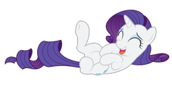 Size: 7200x3600 | Tagged: safe, artist:mamandil, rarity, pony, unicorn, cute, invisible tickles, laughing, solo