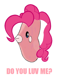 Size: 352x384 | Tagged: safe, pinkie pie, barely pony related, image macro, luvdisc, pokémon, valentine