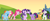 Size: 4000x1702 | Tagged: safe, artist:tomfraggle, derpibooru import, applejack, fluttershy, pinkie pie, rainbow dash, rarity, starlight glimmer, twilight sparkle, twilight sparkle (alicorn), alicorn, earth pony, pegasus, pony, unicorn, absurd resolution, boop, caught, covering, cowboy hat, eyes closed, female, freckles, hat, i can explain, lesbian, mane six, noseboop, not what it looks like, open mouth, raised hoof, shipping, stetson, twistarlight