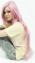 Size: 277x500 | Tagged: artist needed, safe, fluttershy, human, cosplay, irl, irl human, photo, solo