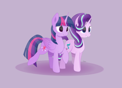 Size: 2848x2056 | Tagged: safe, artist:dybekscoots, starlight glimmer, twilight sparkle, twilight sparkle (alicorn), alicorn, pony