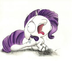 Size: 964x820 | Tagged: safe, artist:getchanoodlewet, rarity, pony, unicorn, female, horn, mare, tired, white coat