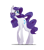 Size: 1099x1263 | Tagged: safe, artist:sorrowatthename, rarity, pony, unicorn, female, horn, mare, solo, white coat