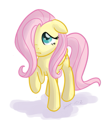 Size: 469x534 | Tagged: safe, artist:starlight-gaze, fluttershy, pegasus, pony, cute, female, mare, pink mane, yellow coat