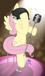 Size: 710x1200 | Tagged: safe, artist:joakaha, fluttershy, pegasus, pony, female, mare, pink mane, yellow coat