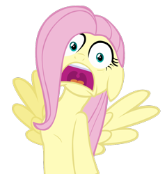 Size: 850x884 | Tagged: safe, artist:kuren247, fluttershy, pegasus, pony, hurricane fluttershy, simple background, solo, stare, transparent background, vector