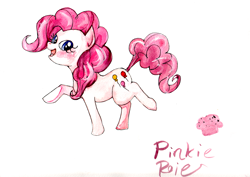 Size: 3507x2480 | Tagged: safe, artist:rubi-era, pinkie pie, earth pony, pony, solo