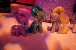 Size: 1600x1063 | Tagged: safe, derpy hooves, diamond tiara, lyra heartstrings, pegasus, pony, brushable, female, mare, official, toy