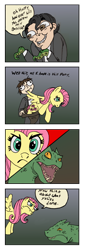 Size: 749x2175 | Tagged: safe, artist:sailorsun546, fluttershy, pegasus, pony, basilisk, comic, crossover, glasses, harry potter, the stare, tom riddle