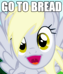 Size: 460x539 | Tagged: safe, artist:rigam0rti5, derpy hooves, pegasus, pony, faic, female, go to bread, mare, ponyface, solo, underp