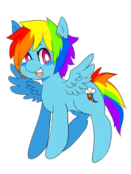 Size: 1500x2000 | Tagged: safe, artist:kris-the-wolf, derpibooru import, rainbow dash, pegasus, pony, cute, simple background, solo, transparent background, wings