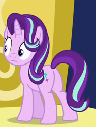 Size: 363x480 | Tagged: safe, screencap, starlight glimmer, pony, unicorn, to where and back again, cropped, female, mare, plot, solo