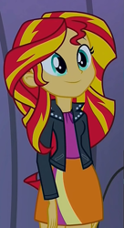 Size: 569x1044 | Tagged: safe, screencap, sunset shimmer, equestria girls, rainbow rocks, cropped, solo