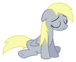 Size: 3891x3184 | Tagged: safe, artist:puetsua, derpy hooves, pegasus, pony, female, mare, sad, simple background, transparent background, vector