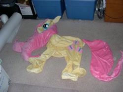 Size: 1200x900 | Tagged: safe, artist:bladespark, fluttershy, flat, irl, photo, plushie, solo, unstuffed