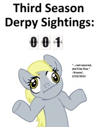 Size: 872x1139 | Tagged: safe, derpy hooves, pegasus, pony, derpygate, female, hilarious in hindsight, mare, solo