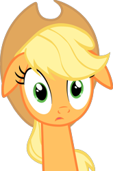 Size: 2617x3962 | Tagged: safe, artist:felix-kot, applejack, earth pony, pony, female, floppy ears, simple background, solo, transparent background, vector