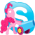 Size: 256x256 | Tagged: safe, artist:shadowhedgiefan91, pinkie pie, earth pony, pony, icon, party cannon, skype