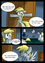 Size: 580x799 | Tagged: safe, artist:neoncabaret, derpy hooves, pegasus, pony, comic:derpy's wish, comic, female, i just don't know what went wrong, mare