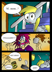 Size: 572x793 | Tagged: safe, artist:neoncabaret, derpy hooves, human, comic:derpy's wish, comic