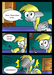 Size: 572x793 | Tagged: safe, artist:neoncabaret, derpy hooves, pegasus, pony, comic:derpy's wish, comic, female, mare