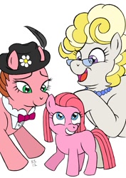 Size: 637x900 | Tagged: safe, artist:kensingshow, pinkie pie, oc, earth pony, pony, filly, pinkie pie family