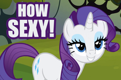 Size: 870x574 | Tagged: safe, rarity, pony, unicorn, caption, female, horn, image macro, mare, white coat