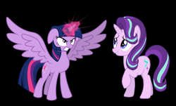 Size: 1793x1081 | Tagged: safe, starlight glimmer, twilight sparkle, twilight sparkle (alicorn), alicorn, pony, angry