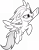 Size: 2969x3819 | Tagged: safe, derpibooru import, rainbow dash, pegasus, pony, my little pony: the movie, monochrome, simple background, solo, transparent background