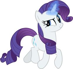 Size: 7338x6918 | Tagged: safe, artist:quanno3, rarity, pony, unicorn, absurd resolution, magic, simple background, transparent background, vector