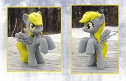 Size: 500x322 | Tagged: safe, artist:kaizerin, derpy hooves, pegasus, pony, custom, female, mare, toy