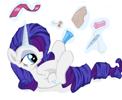 Size: 1500x1230 | Tagged: safe, artist:da-futaba, rarity, pony, unicorn, female, horn, mare, white coat