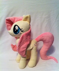 Size: 993x1200 | Tagged: safe, artist:planetplush, fluttershy, pony, irl, photo, plushie, solo