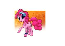 Size: 1200x850 | Tagged: safe, artist:digital-doodler, pinkie pie, earth pony, pony, female, headphones, mare, pink coat, pink mane, solo