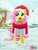 Size: 1944x2592 | Tagged: safe, artist:clouddg, fluttershy, pegasus, pony, caroling, clothes, hat, santa hat, scarf, snow, snowfall, solo