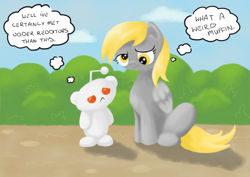 Size: 1753x1240 | Tagged: safe, artist:faikie, derpy hooves, pegasus, pony, female, mare, reddit, snoo