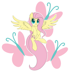 Size: 2849x2952 | Tagged: safe, artist:helhoof, fluttershy, pegasus, pony, female, mare, pink mane, yellow coat