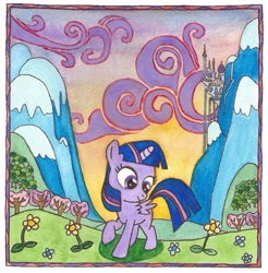 Size: 807x819 | Tagged: safe, artist:do-you-sell-crisps, derpibooru import, twilight sparkle, twilight sparkle (alicorn), alicorn, pony, filly