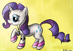 Size: 3786x2688 | Tagged: safe, artist:neko-me, rarity, pony, unicorn, female, headphones, mare, purple mane, solo, white coat