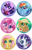 Size: 1900x3000 | Tagged: safe, artist:akamei, derpibooru import, applejack, fluttershy, pinkie pie, rainbow dash, rarity, twilight sparkle, earth pony, pegasus, pony, unicorn, badge, cute, dashabetes, diapinkes, jackabetes, mane six, pixiv, raribetes, twiabetes