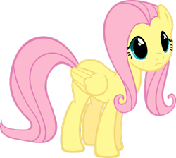 Size: 945x845 | Tagged: safe, fluttershy, pegasus, pony, simple background, solo, transparent background, vector