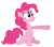 Size: 640x560 | Tagged: safe, artist:alexiy777, pinkie pie, earth pony, pony, simple background, svg, transparent background, vector